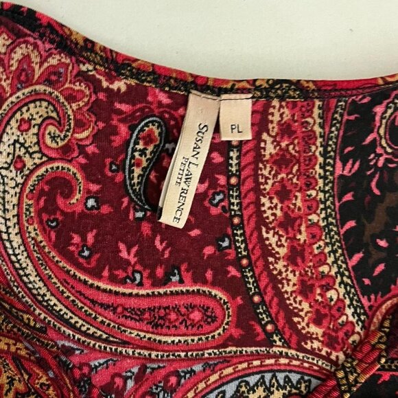 y2k paisley girly boho granola top - Picture 7 of 7